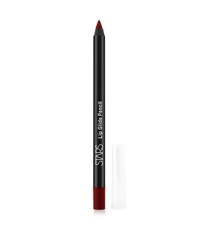 stars cosmetics semi matte finish make up lip glide pencil no.3 cherry - 1.2 gm