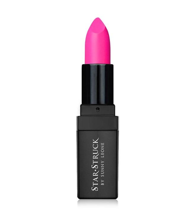 starstruck by sunny leone foxy fuchsia intense matte lip color - 4.2 gm