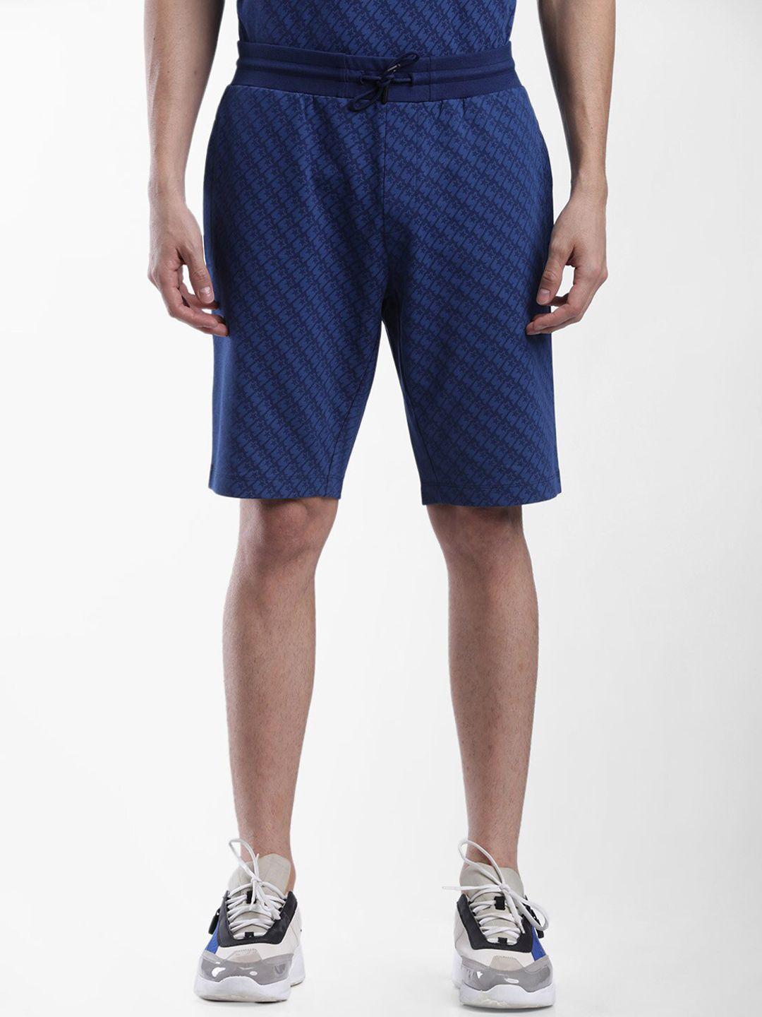 starter men blue printed sports shorts