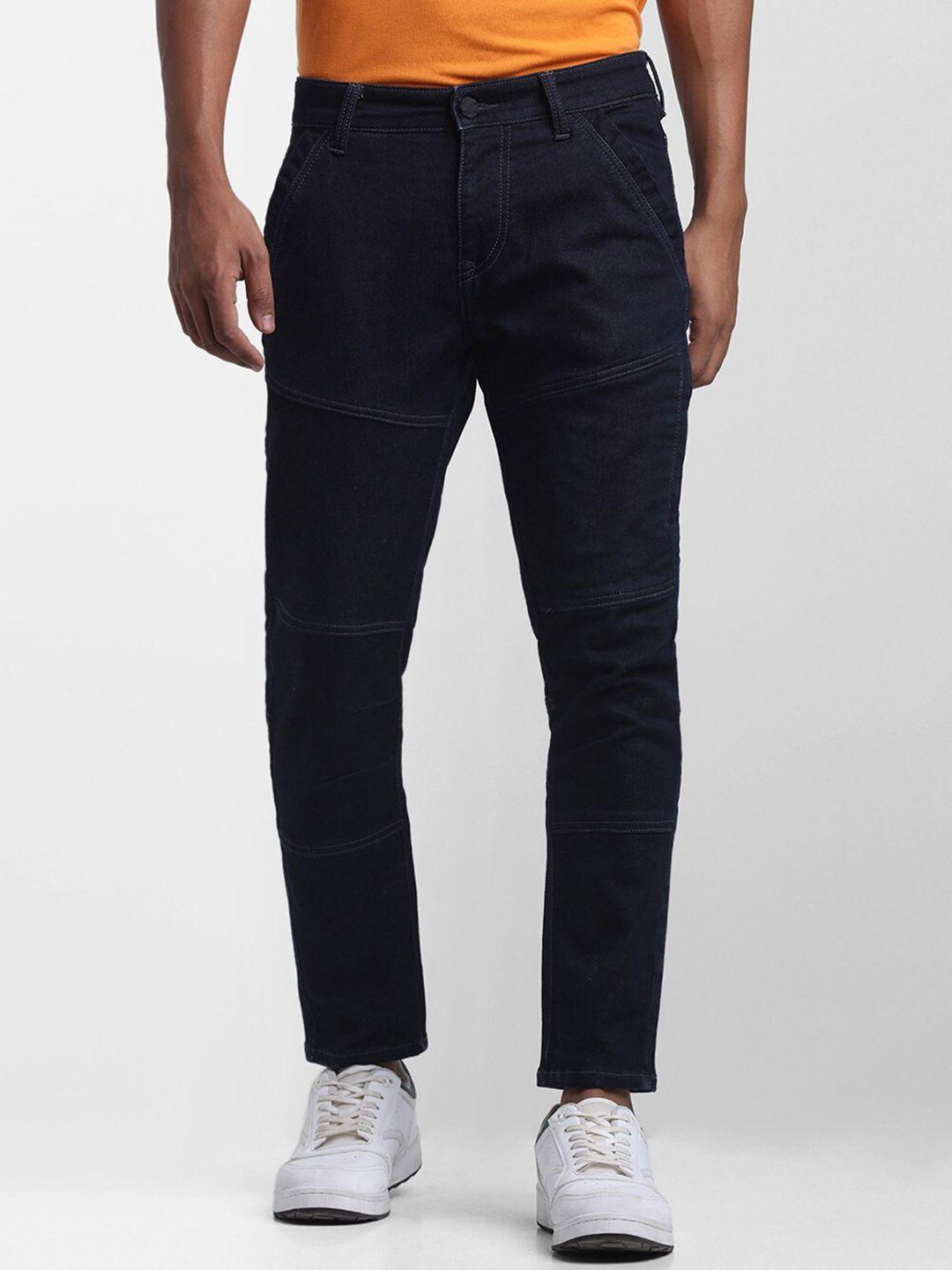 starter men navy blue slim fit jeans