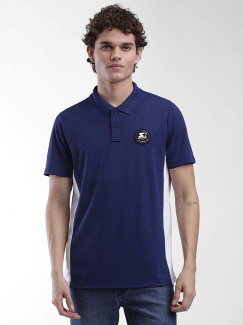 starter navy polo t-shirt