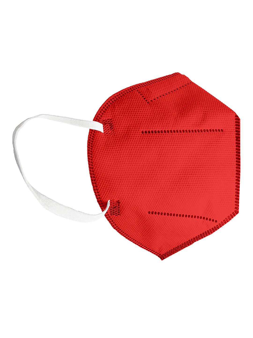 status unisex red 4 ply reusable certified anti pollution n95 mask