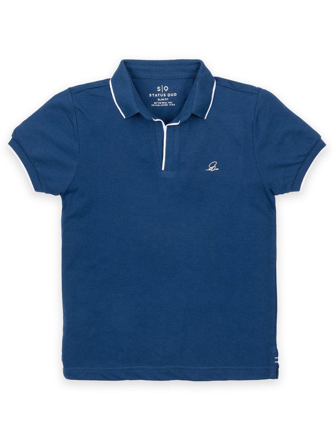 status quo boys polo collar t-shirt