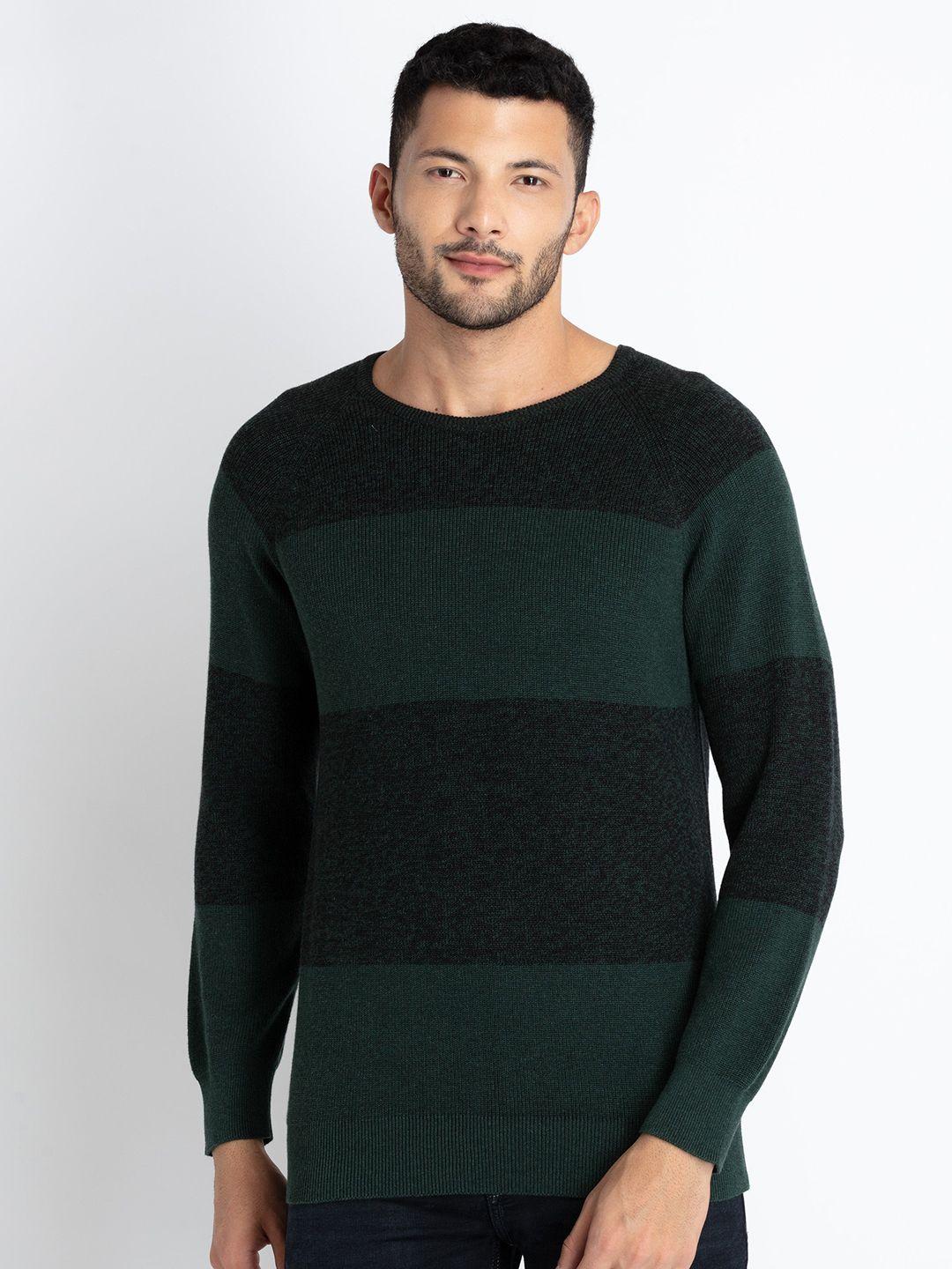 status quo colourblocked cotton pullover sweater
