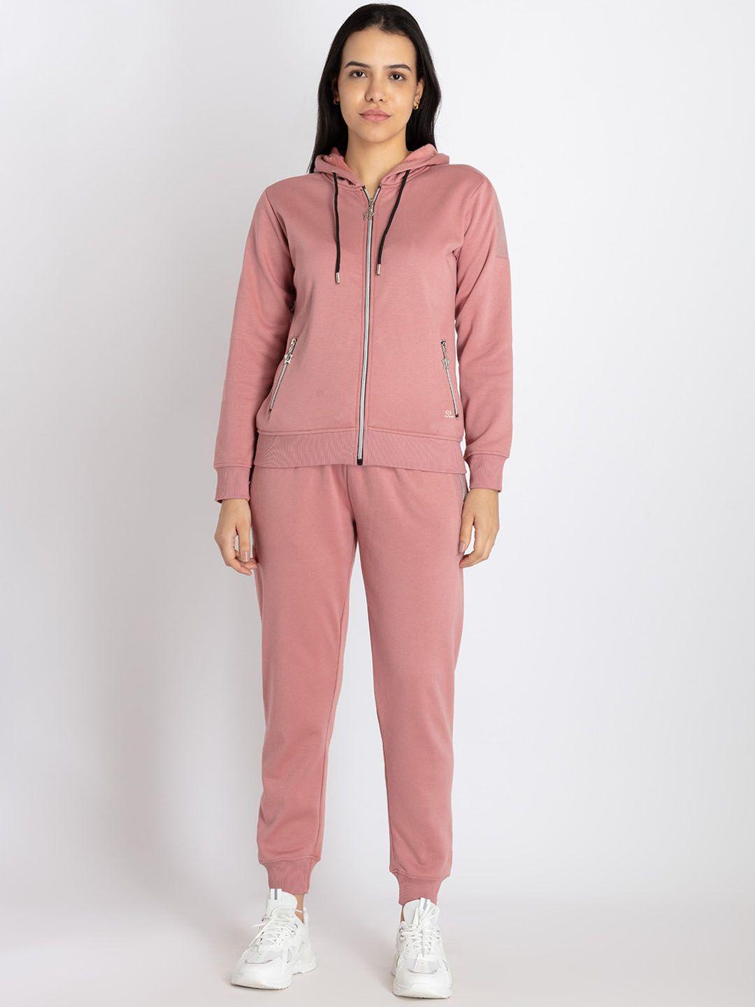 status quo front open hooded tracksuit