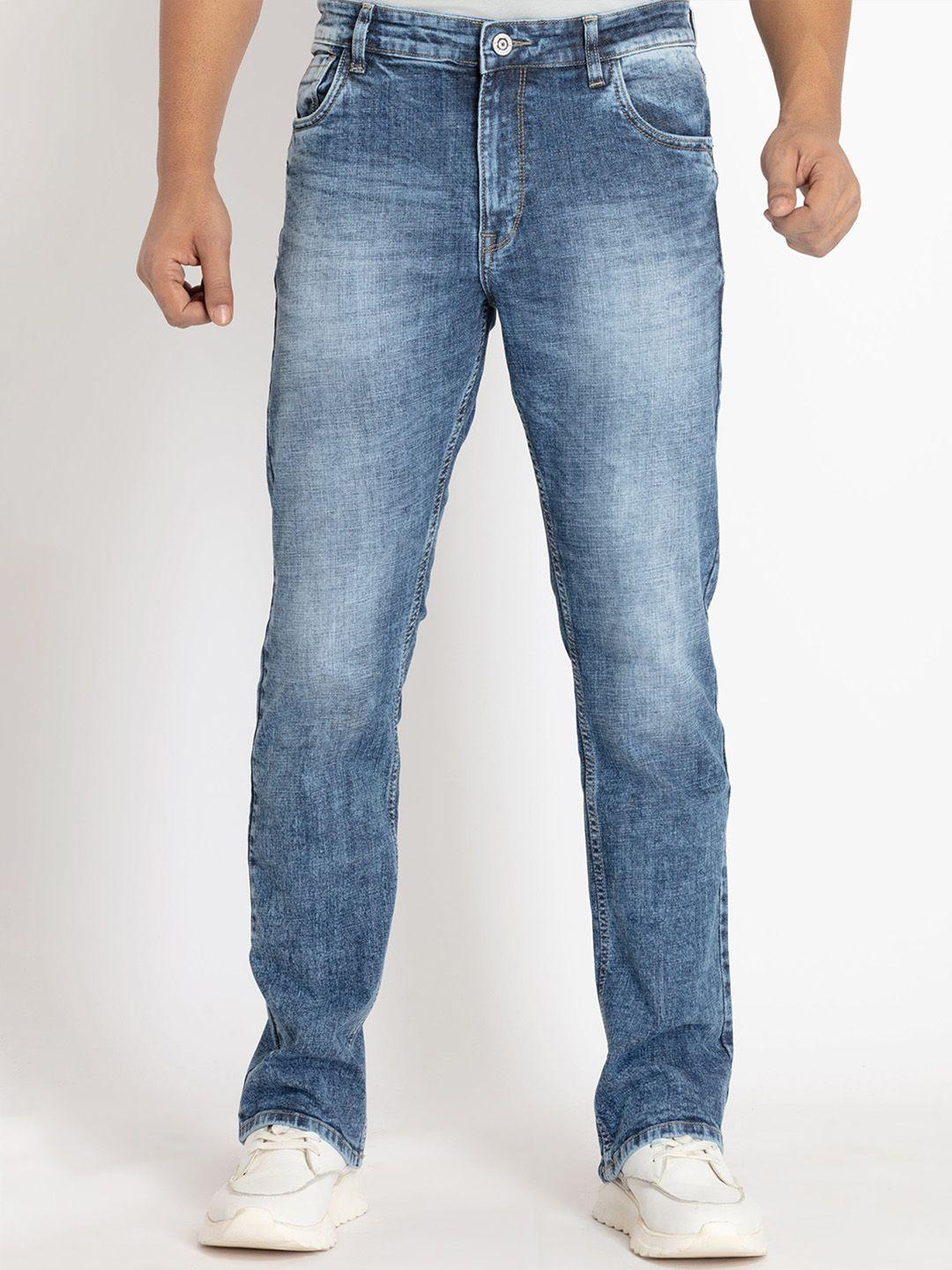 status quo men bootcut heavy fade non stretchable jeans