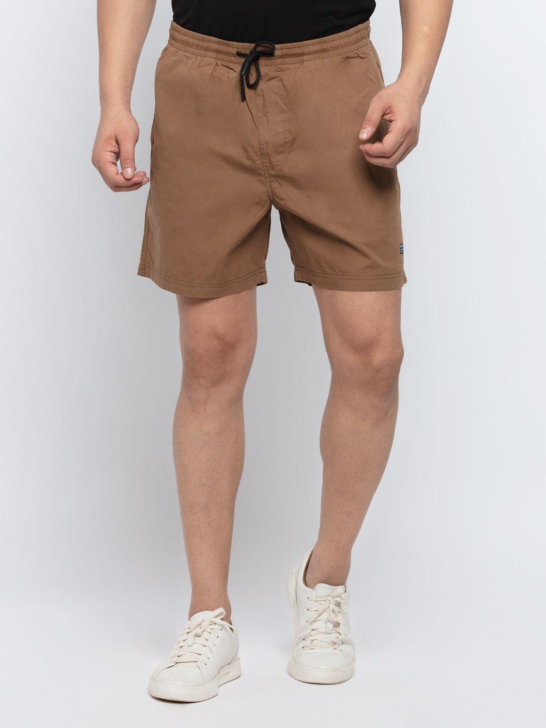 status quo men brown shorts