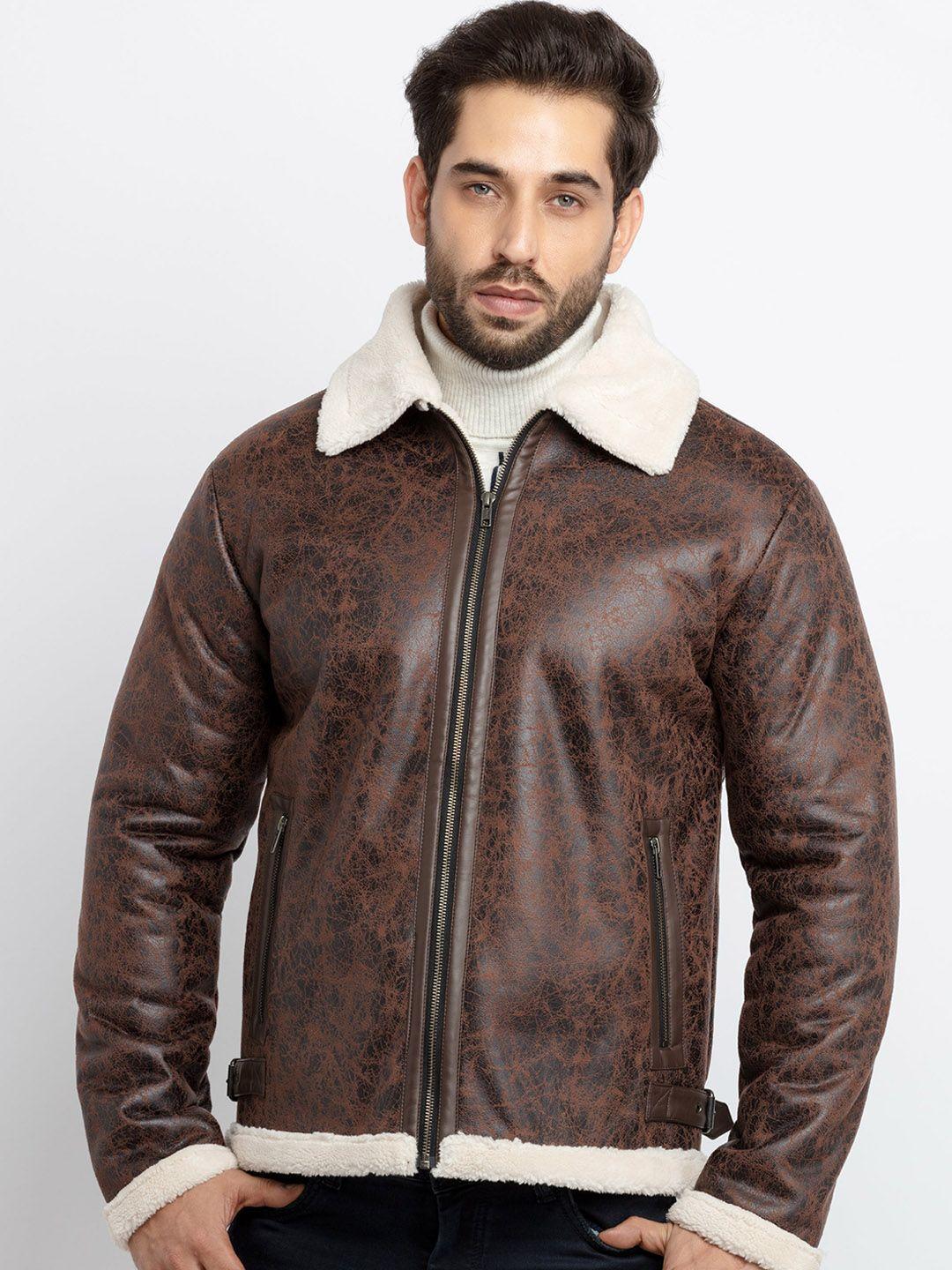 status quo men brown tailored jacket