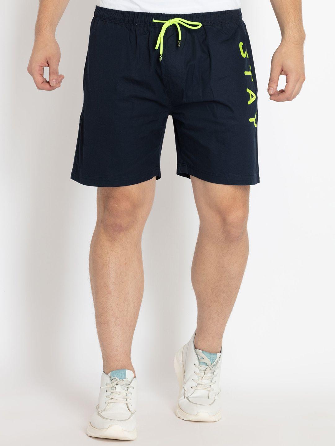 status quo men printed shorts