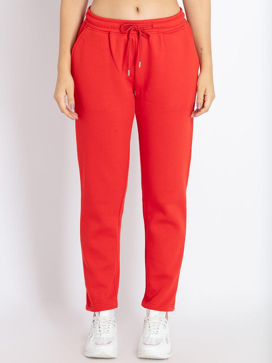 status quo women mid-rise track pants