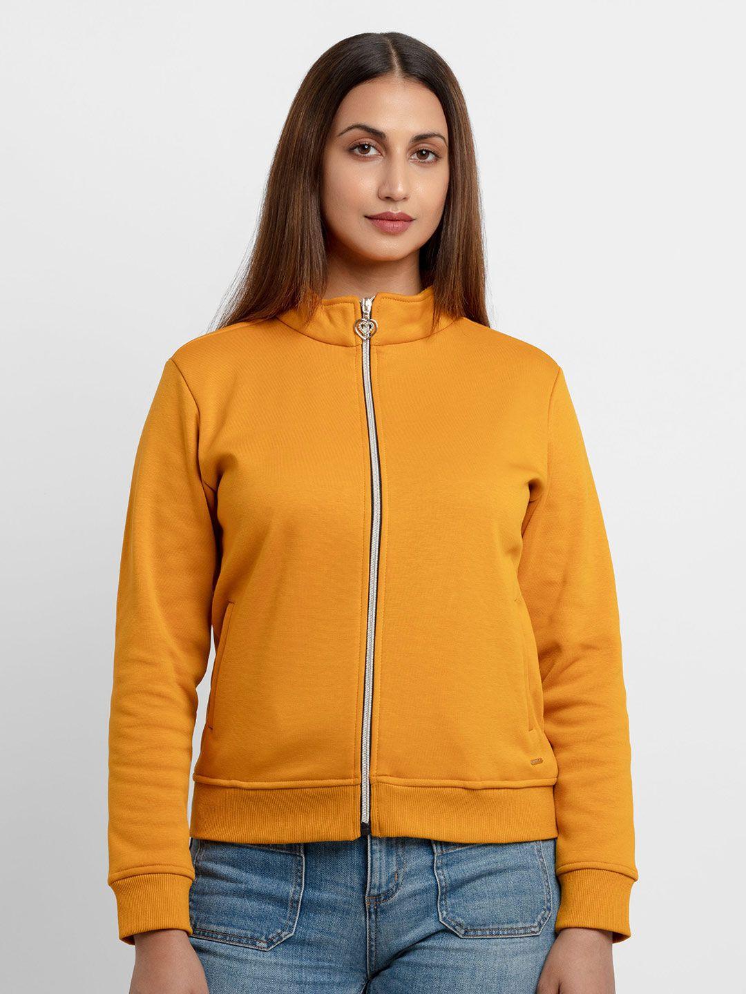 status quo women mustard sweatshirt