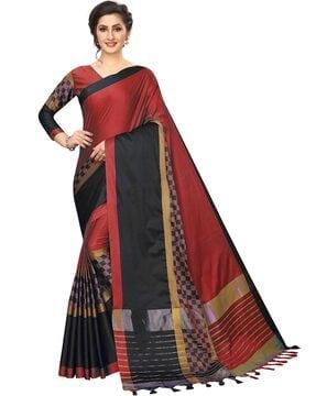 stcs7628 cotton silk woven saree