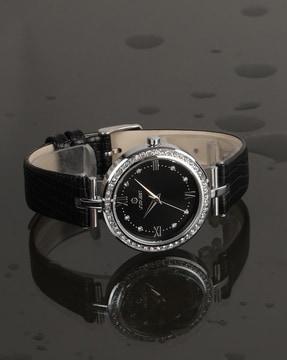 steel dial analogue fashion watch for women