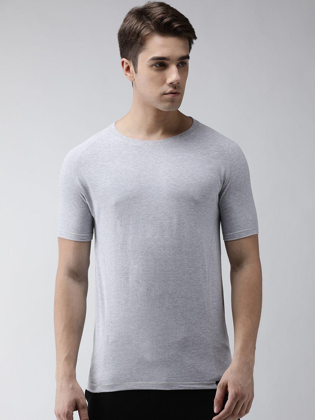 steenbok men grey pockets slim fit t-shirt