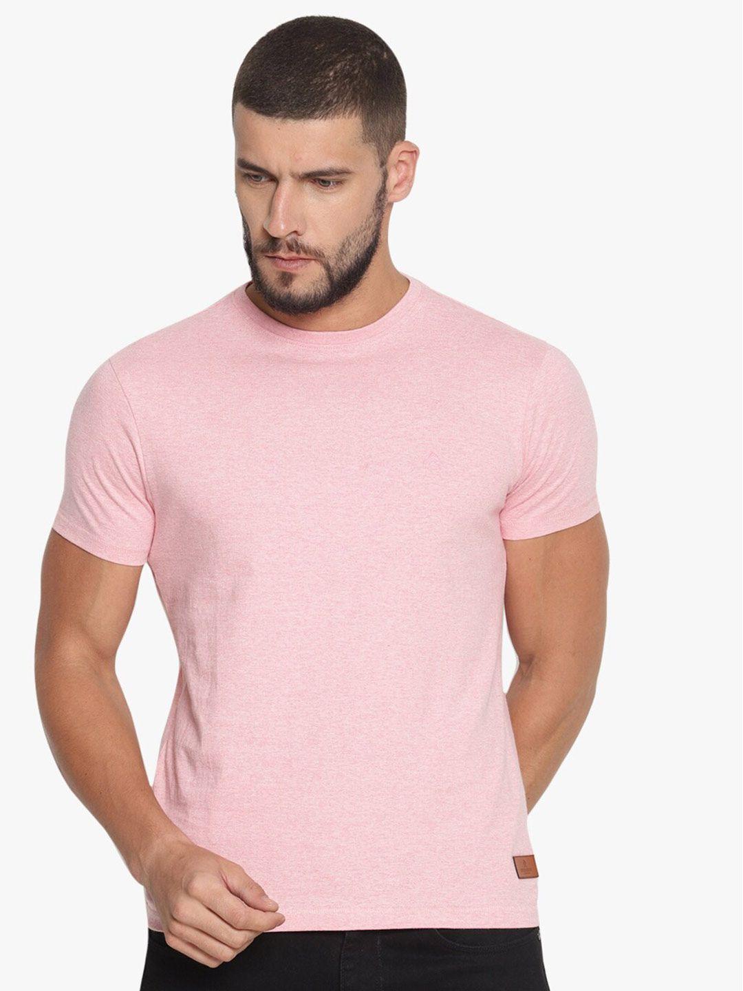 steenbok round neck short sleeve slim fit cotton t-shirt