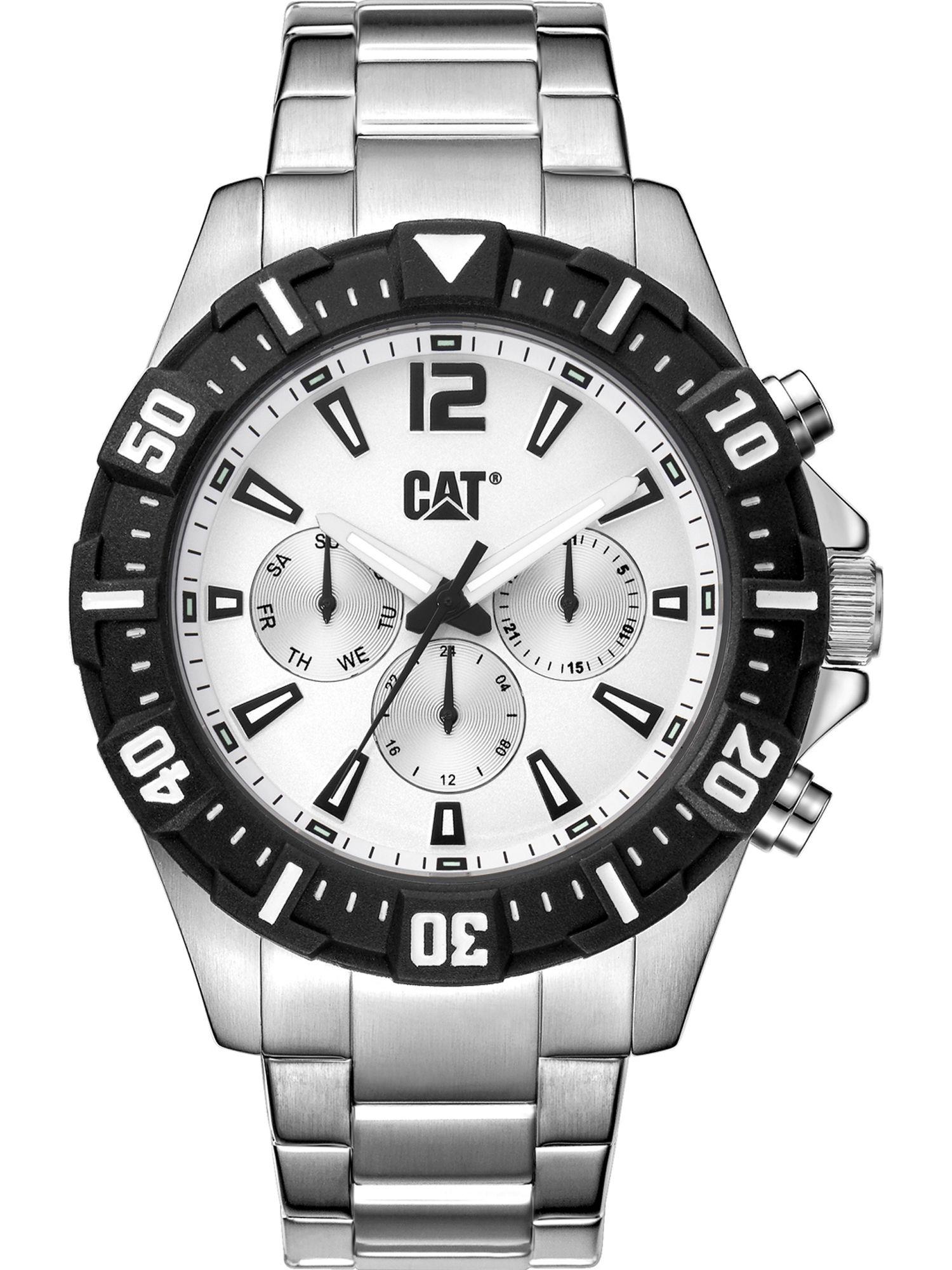 steer px.149.11.232 silver dial multifunction watch for men