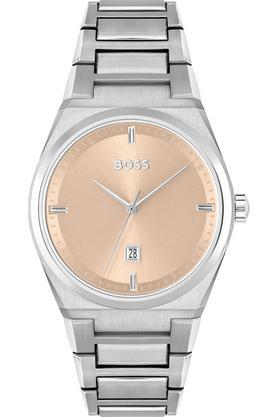 steer rose gold dial stainless steel analog watch for women - 1502670