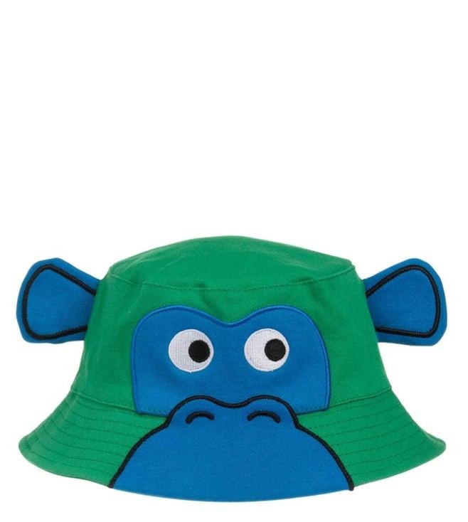 stella mccartney kids green printed bucket hat (2y)