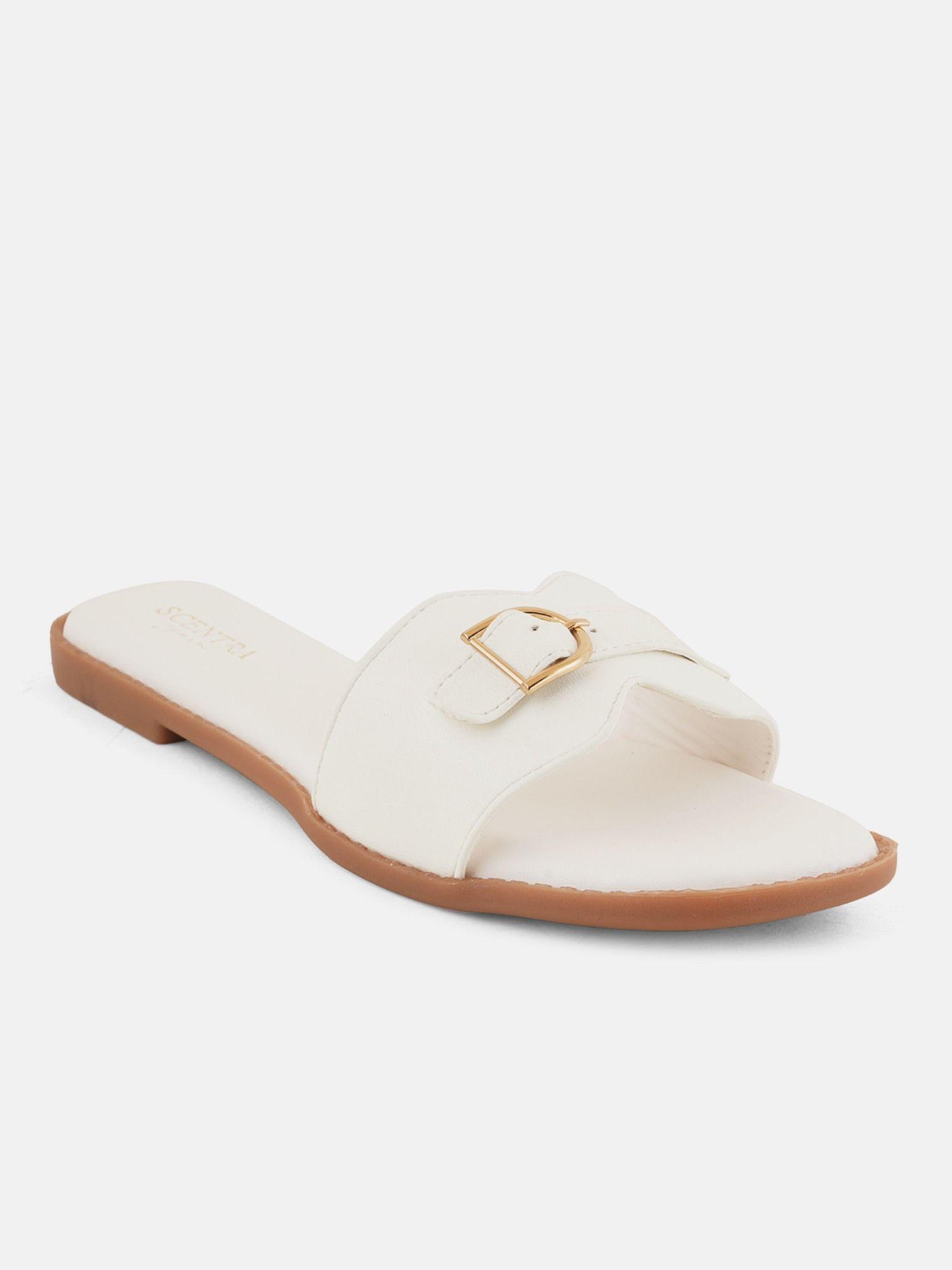 stella white flats