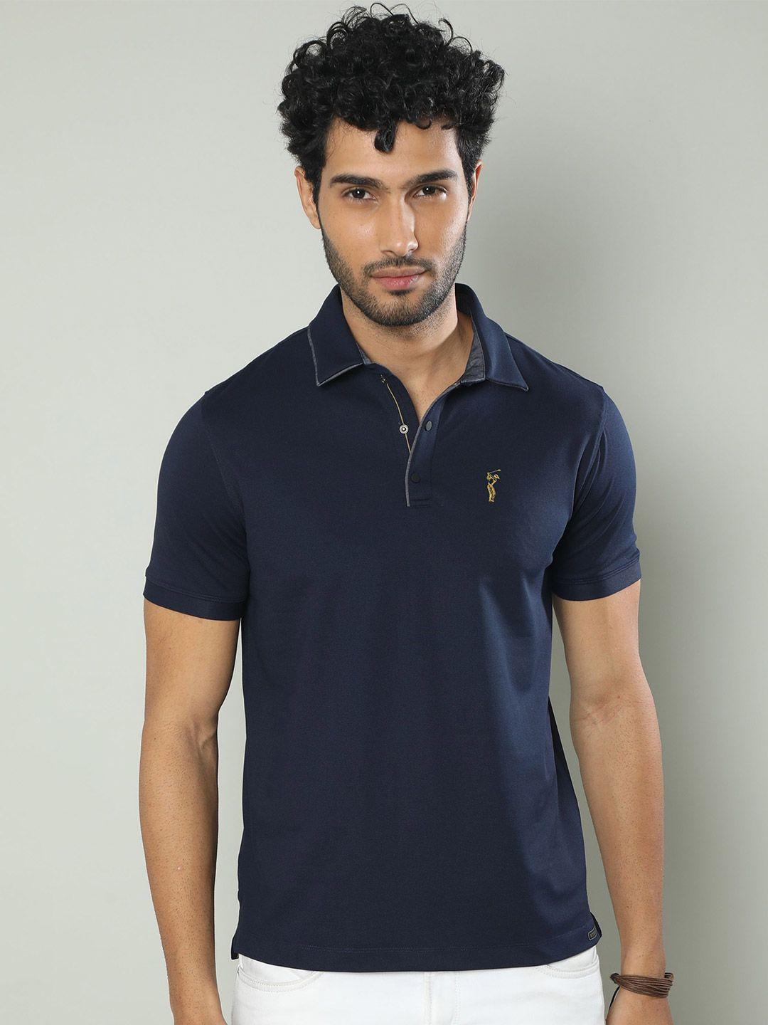 stellers cotton polo collar t-shirt