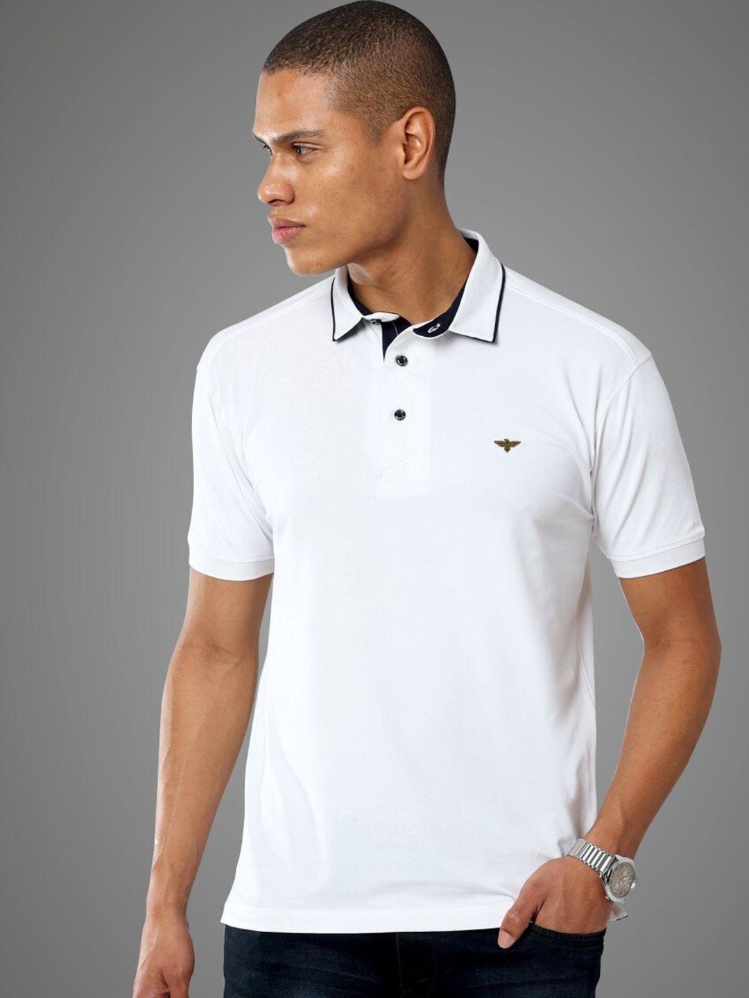 stellers polo collar cotton t-shirt