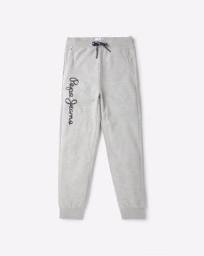 stephen logo print joggers