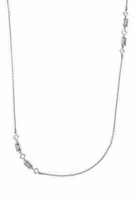 sterling silver amethyst chain necklace