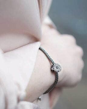 sterling silver calendula of october bracelet