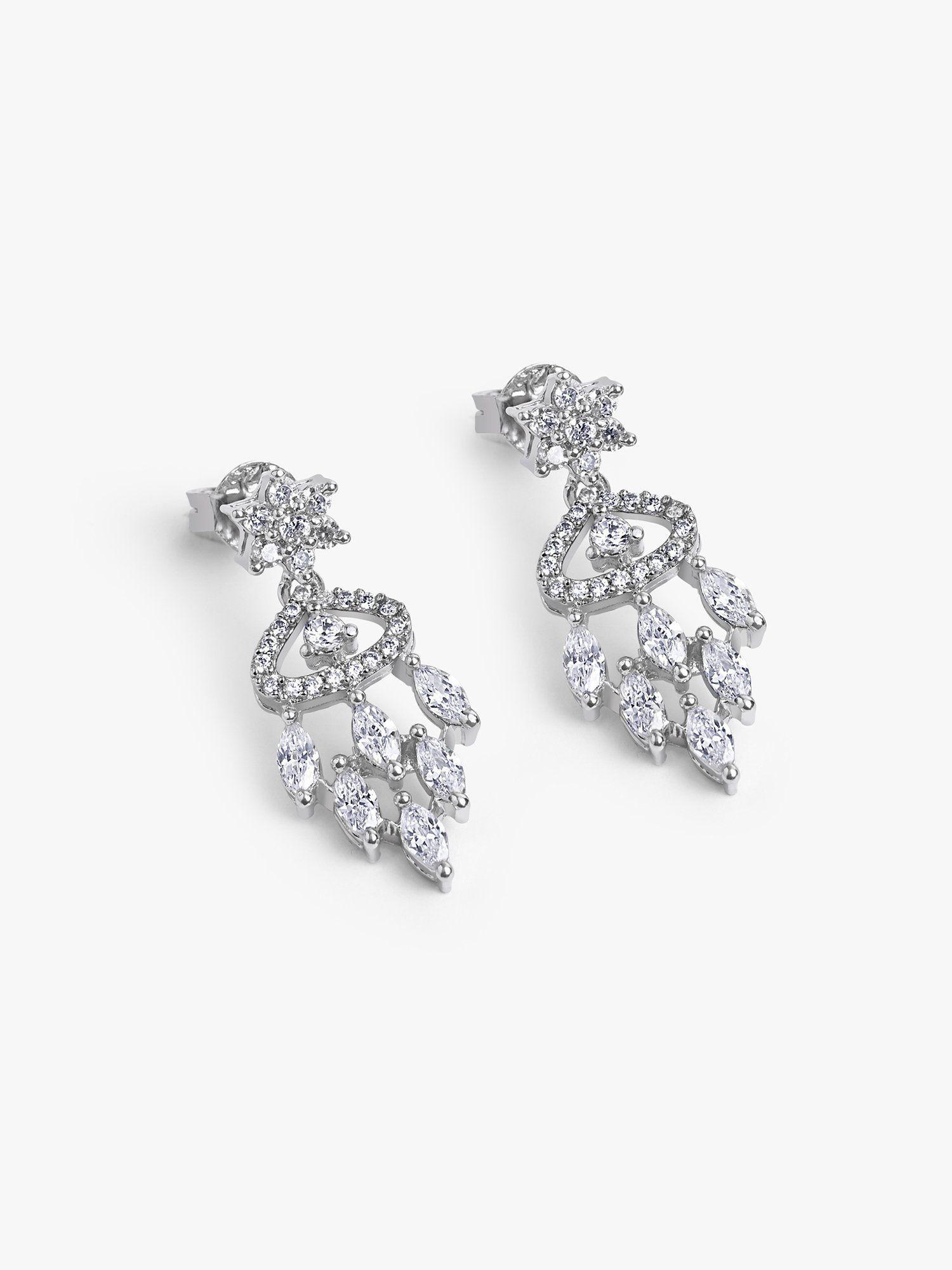 sterling silver chandelier earrings