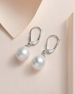 sterling silver drop earrings