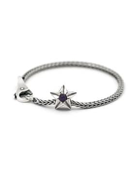 sterling silver libra star bracelet