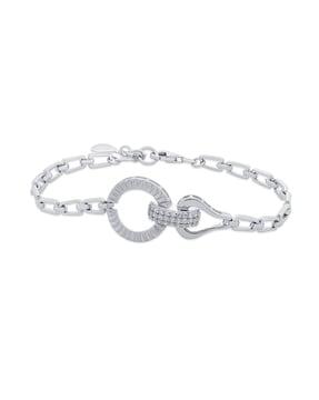 sterling silver link bracelet