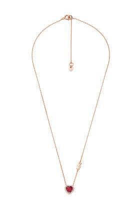 sterling silver premium rose gold necklace mkc1520bg791