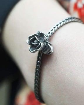 sterling silver rose of june bracelet