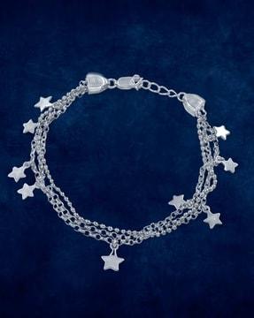 sterling silver star charm bracelet