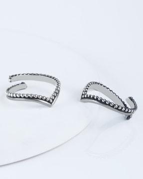 sterling silver wishbone toe rings