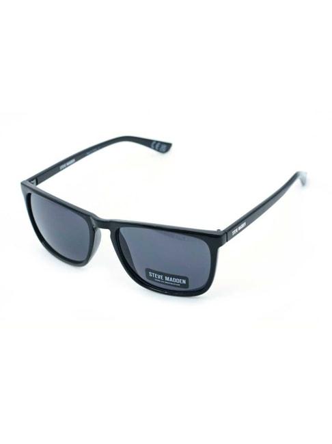 steve madden black oversize irregular sunglasses for men
