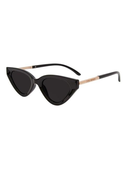 steve madden black cat eye uv protection sunglasses for women