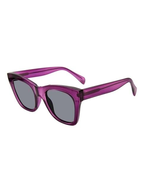 steve madden black square uv protection sunglasses for women