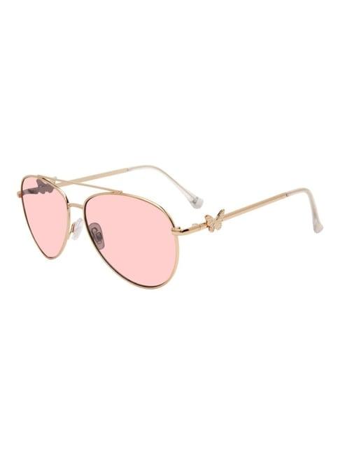 steve madden pink aviator uv protection sunglasses for women