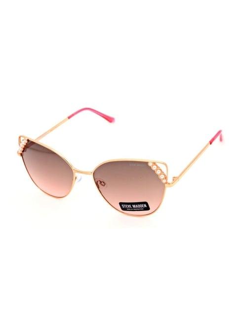 steve madden pink cat eye uv protection sunglasses for women