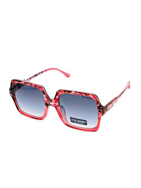 steve madden pink oversize irregular sunglasses for women