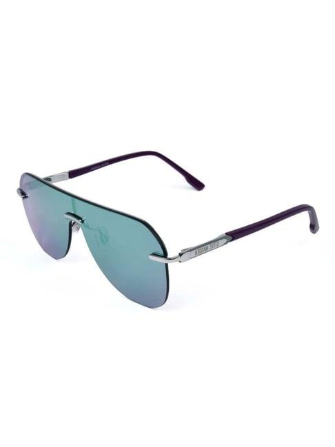 steve madden sm1014silver133140 shield sunglasses for men