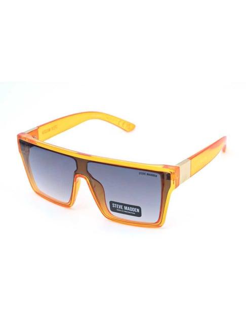 steve madden yellow oversize irregular unisex sunglasses