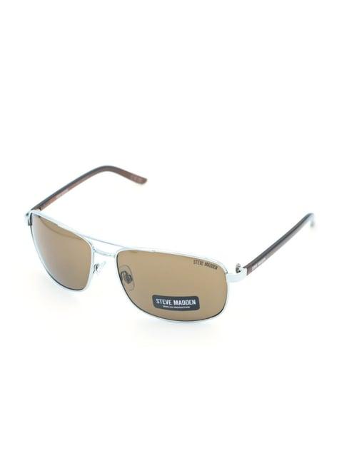 steve madden yellow square uv protection sunglasses for men