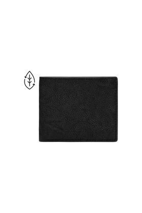 steven leather mens casual two fold wallet - ml4521019 - black