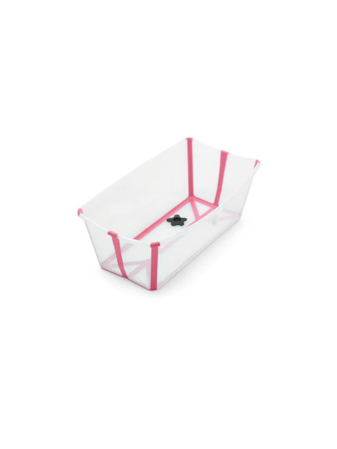 stokke kids pink solid foldable bath tub