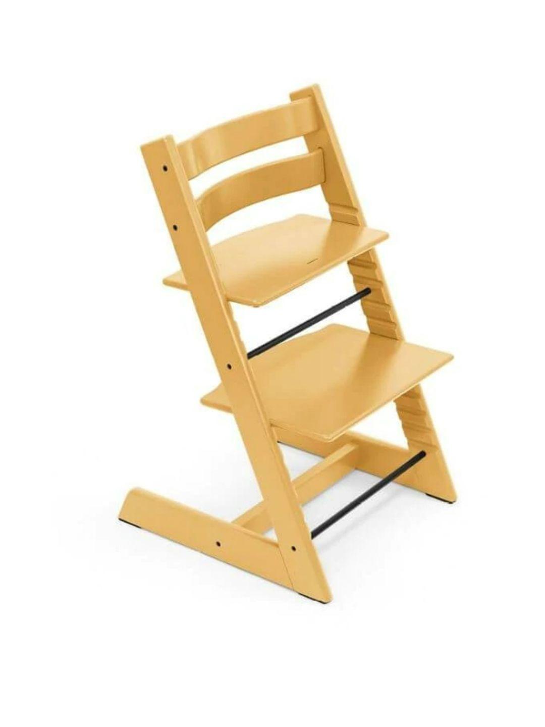 stokke infants kids sunflower yellow solid tripp trapp high chair