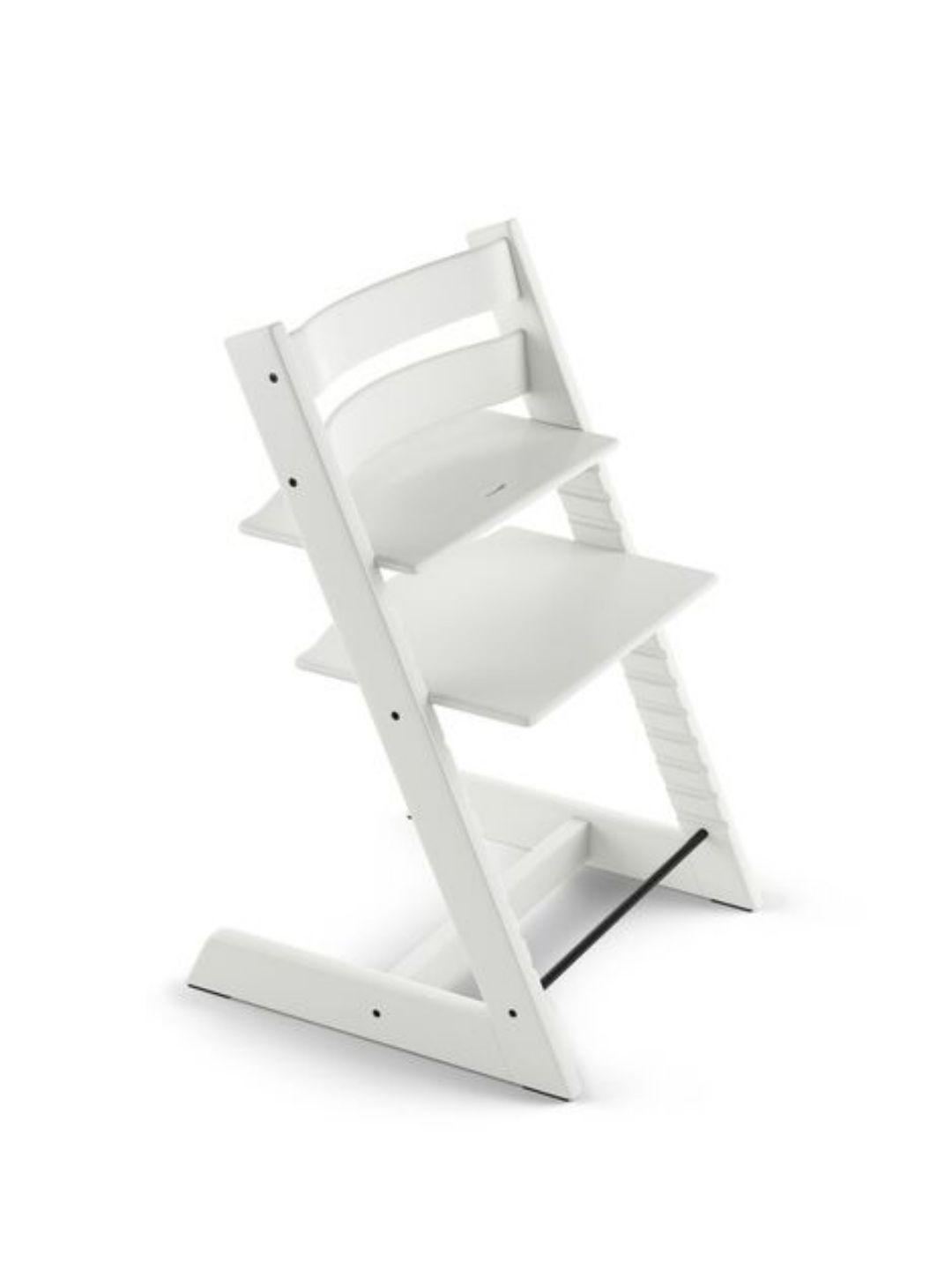 stokke kids white high tripp trapp chair
