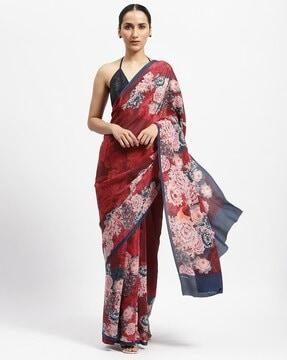 stolen dessert printed saree